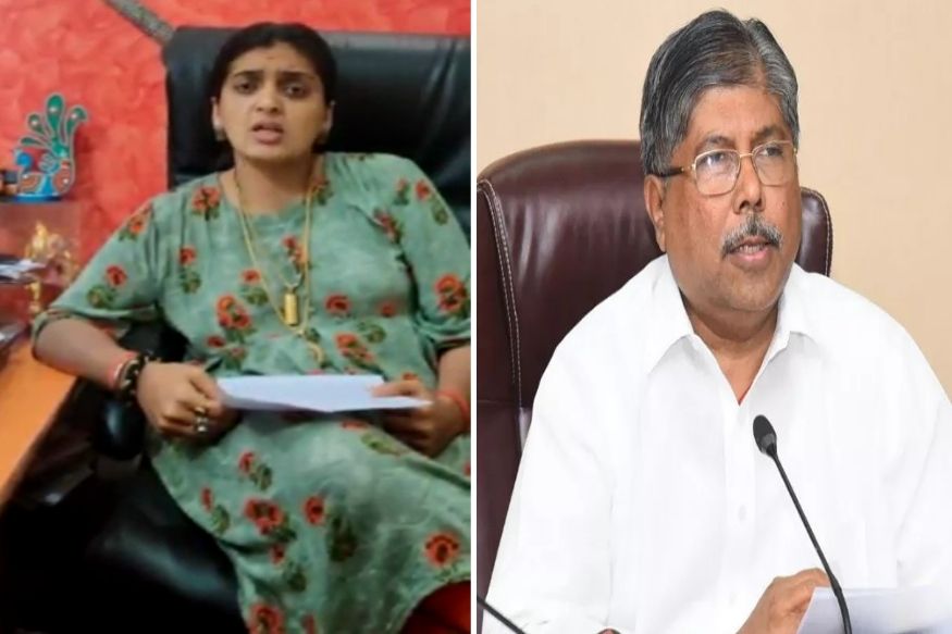 'भाऊ म्हणून दादा म्हणावं की...', मनसेच्या महिला नेत्याचा चंद्रकांत पाटलांवर गंभीर आरोप