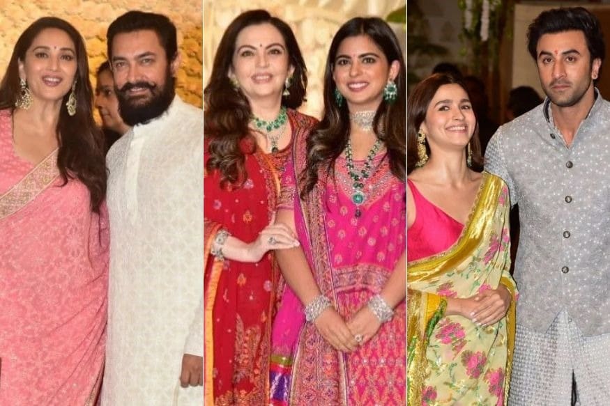 मुकेश अंबांनींनी गणेश चतुर्थीच्या निमित्ताने आपल्या मुंबईतल्या घरी जंगी पार्टी आयोजिक केली होती आणि त्यासाठी अमिताभ, माधुरी, आमिर, आलिया, रणबीर, कतरिना यांच्यासह सचिन तेंडुलकर, युवराज असे क्रिकेटिअरही सहपरिवार हजर होते. मुकेश अंबांनींनी गणेश चतुर्थीच्या निमित्ताने आपल्या मुंबईतल्या घरी जंगी पार्टी आयोजिक केली होती आणि त्यासाठी अमिताभ, माधुरी, आमिर, आलिया, रणबीर, कतरिना यांच्यासह सचिन तेंडुलकर, युवराज असे क्रिकेटिअरही सहपरिवार हजर होते.