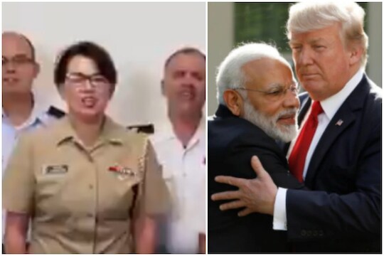 VIRAL VIDEO ट्रम्प-मोदींच्या 'दोस्ती'साठी अमेरिकन दूतावासाने गायलं हे धम्माल हिंदी गाणं