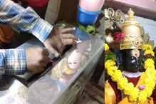 धरीला पंढरीचा चोर... विठ्ठल मंदिरात चोरानं टाकला दानपेटीतच हात! धरीला पंढरीचा चोर... विठ्ठल मंदिरात चोरानं टाकला दानपेटीतच हात!