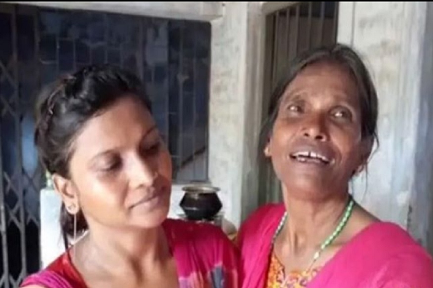 आता रानू मंडलसोबत तिच्या मुलीनेही गायलं गाणं, VIDEO VIRAL