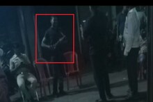 काँग्रेस उमेदवाराच्या बाऊन्सरचं फोटोशूट वादात, पोलिसांच्या स्टेंनगण घेऊन दिल्या