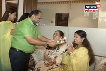 उमेदवारी अर्ज दाखल करण्याआधी महादेव जानकरांनी केलं औक्षण, पाहा VIDEO