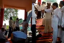 भाजप आमदार पुत्राचा भर सभेत पाणउतारा, सभा गुंडाळून घ्यावा लागला काढता पाय