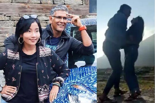 मिलिंद-अंकिताचं लडाखमध्ये रोमँटिक व्हेकेशन, व्हायरल झाला KISSING VIDEO