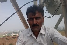 'राष्ट्रवादीसोबत हात मिळवू नका', शिवसेना कार्यकर्त्याचं टॉवरवर चढून आंदोलन