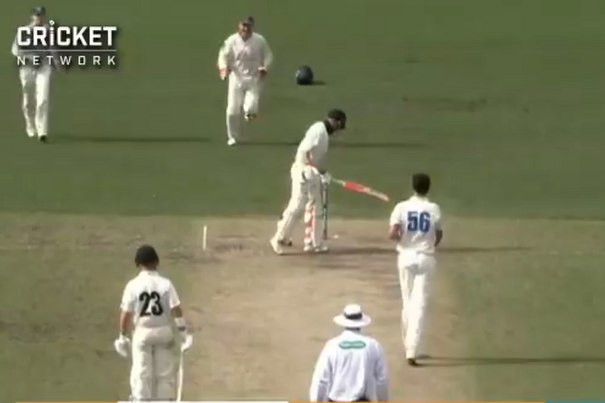 बॅट, पॅड, पॅड आणि स्टम्प! पाहा क्रिकेटमधल्या अफलातून चेंडूचा VIDEO