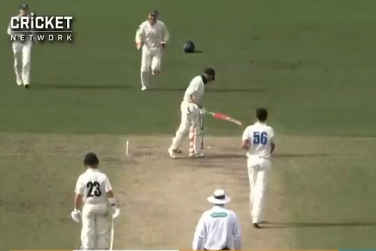 बॅट, पॅड, पॅड आणि स्टम्प! पाहा क्रिकेटमधल्या अफलातून चेंडूचा VIDEO