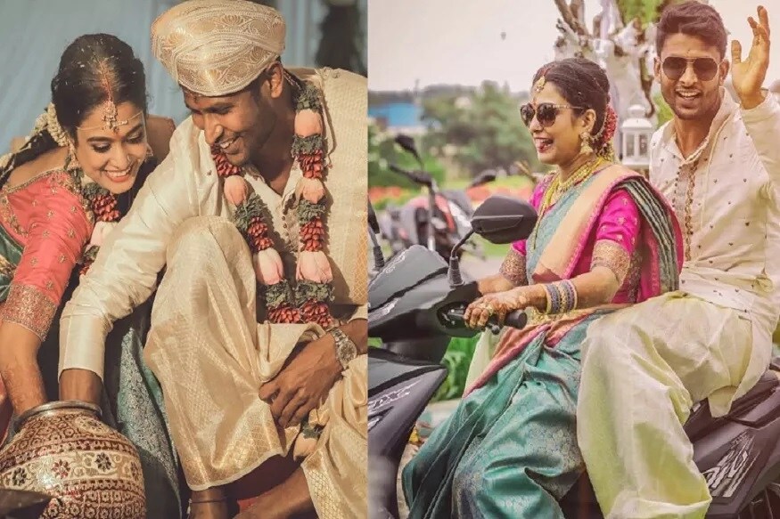 भारताच्या घरेलू क्रिकेटचा अष्टपैलू खेळाडू कृष्णप्पा गौतम लग्नाच्या बेडीत अडकला. त्याने गर्लफ्रेंड अर्चना सुंदर हिच्याशी लग्न केलं. भारताच्या घरेलू क्रिकेटचा अष्टपैलू खेळाडू कृष्णप्पा गौतम लग्नाच्या बेडीत अडकला. त्याने गर्लफ्रेंड अर्चना सुंदर हिच्याशी लग्न केलं.