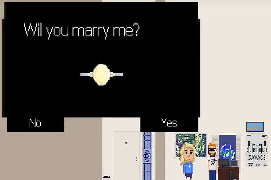 प्रेमासाठी कायपण! गर्लफ्रेंडला प्रपोज करण्यासाठी अवलियानं तयार केला Video Game आणि...