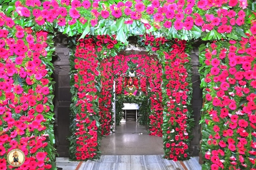 गीता जयंती आणि मोक्षदा एकादशी निमित्त विठ्ठल- रुक्मिणी मंदिरात जरबेरा फुलांची सजावट करण्यात आली आहे. ही सजावट पाहिल्यानंतर तुमचं मन प्रसन्न झाल्याशिवाय राहणार नाही.