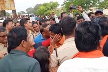 पंचायत समितीच्या सभापती निवडीवरून शिवसेना-भाजप नेत्यांमध्ये राडा पंचायत समितीच्या सभापती निवडीवरून शिवसेना-भाजप नेत्यांमध्ये राडा