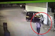 लुटण्यासाठी चोरट्यांनी थेट रिक्षाच अंगावर घातली, भयानक घटनेचा VIDEO आला समोर
