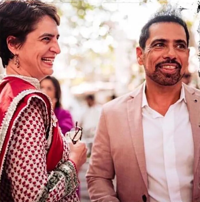 प्रियंका गांधी आणि रॉबर्ट वाड्रा