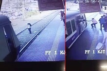 लोकल येताच अल्पवयीन मुलीने मारली ट्रॅकवर उडी, पाहा हा VIDEO