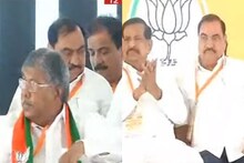 अखेर नाराज खडसे आले दुसऱ्यावरून पहिल्या रांगेत, भाजपच्या अधिवेशनात रंगलं नाट्य