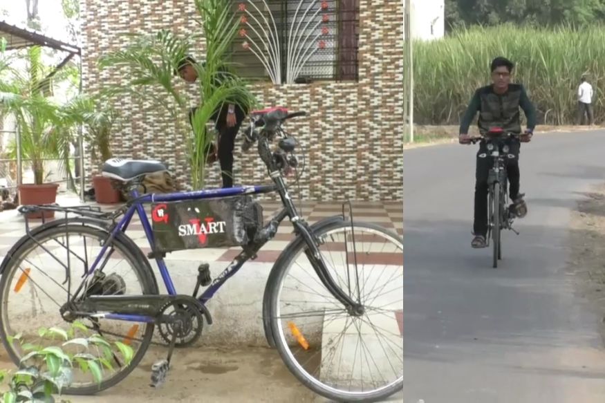गावातला अस्सल रँचो, शेतकऱ्याच्या मुलाने बनवली Electric सायकल