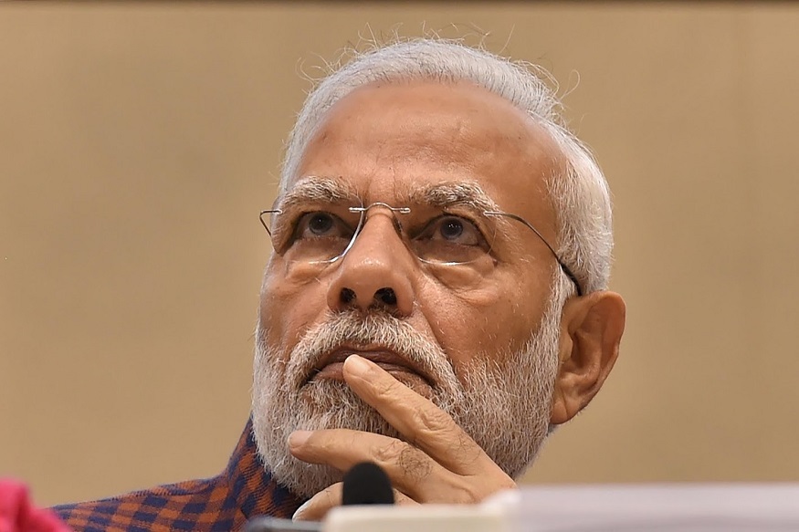 New Delhi: Prime Minister Narendra Modi at the silver jubilee celebration of National Human Right Commission, in New Delhi, Friday, Oct 12, 2018. (PTI Photo/Atul Yadav)  (PTI10_12_2018_100098B)
