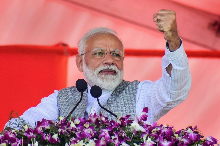 Kalaburagi: Prime Minister Narendra Modi addresses during a rally, in Kalaburagi, Wednesday, March 6, 2019. (PTI Photo)(PTI3_6_2019_000089B)