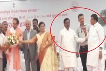उद्धव ठाकरेंसमोरच भास्कर जाधवांनी खासदाराचा हात झटकला उद्धव ठाकरेंसमोरच भास्कर जाधवांनी खासदाराचा हात झटकला