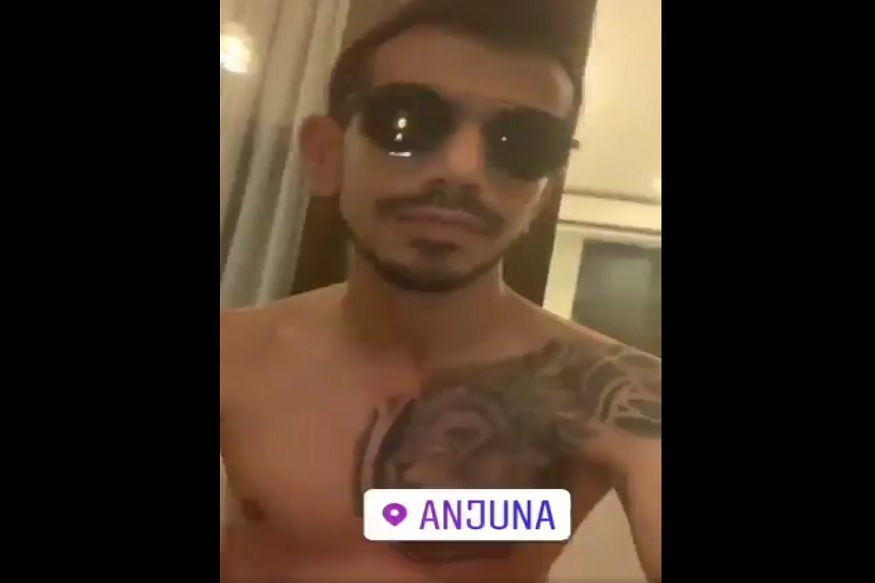 युजवेंद्र चहलचा शर्टलेस व्हिडीओ VIRAL, 'साकी-साकी' गाण्यावर केला डान्स