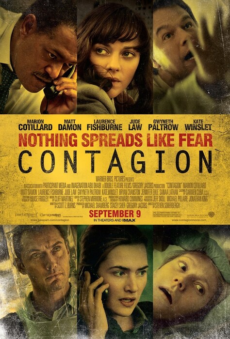मॅट डेमॉन, केट विन्स्लेट आणि जूड लॉ स्टारर 2011 मधील Contagion हा चित्रपट गेल्या काही दिवसात तुफान व्हायरल झाला आहे. iTunesवर प्रसिद्ध चित्रपटाच्या 7 क्रमांकावर हा चित्रपट आला आहे. त्याचप्रमाणे या चित्रपटाच्या पायरेटेड कॉपी देखील व्हायरल होत आहेत. The Hindu मधील लेखानुसार या चित्रपटामध्ये पँडेमिक परिस्थितीबाबत सविस्तर वर्णन केलेले आहे.