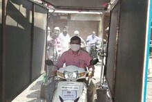 लोणंदकरांसाठी उभारला 'सॅनेटायझर फॉगिंग पॉईंट', देशातील पहिला पायलट प्रोजेक्ट