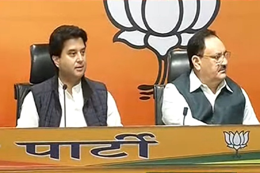 अखेर ‘कमल’नाथ सोडून कमळ घेतलं हाती, ज्योतिरादित्य शिंदेंचा भाजप प्रवेश