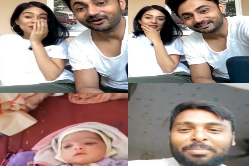 लाईव्ह दरम्यान केलं चाहत्याच्या मुलीचं बारसं, अमृता राव-RJ अनमोलचा लॉकडाऊन VIDEO ठरला खास