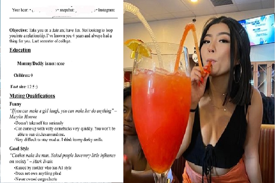 मुलीला पटवण्यासाठी लढवली अनोखी शक्कल, दोघींना डेट केल्याची हिस्ट्री सांगत पाठवला Resume