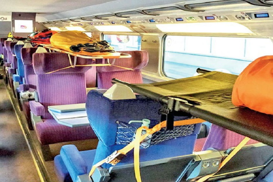 कोरोनाला हरवण्यासाठी हायस्पीड ट्रेन झाली अॅम्बुलन्स, 300KM वेगाने रुग्ण पोहचणार रुग्णालयात