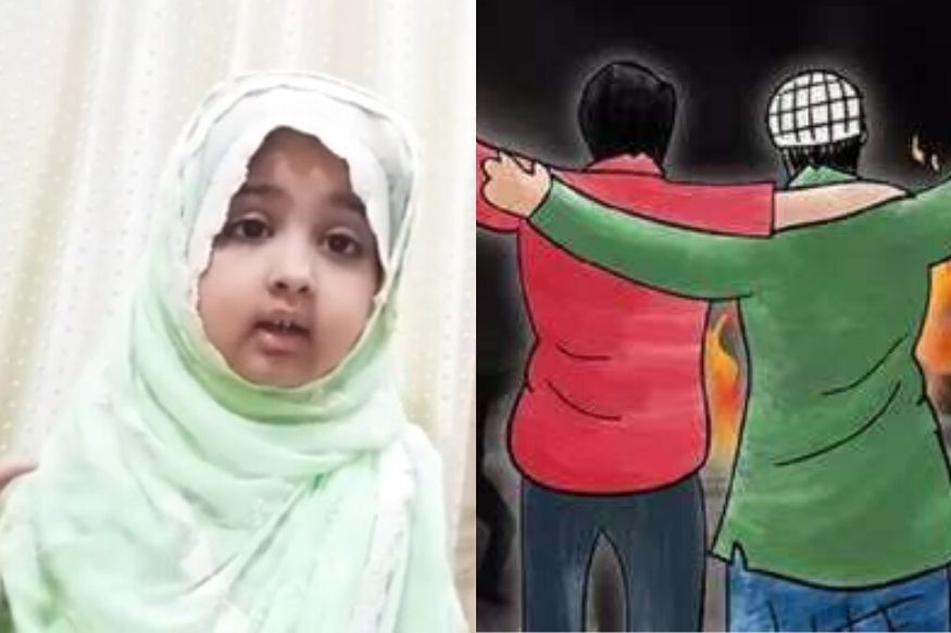 दिल्ली हिंसाचार : चिमुकलीच्या बोबड्या बोलांनी तरी दिल्ली शांत होईल? पाहा VIDEO