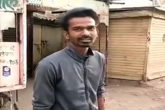 तंबाखूची तलफ आल्यानं कर्फ्यूदरम्यान बाहेर पडला, तरुणासोबत काय घडलं पाहा VIDEO