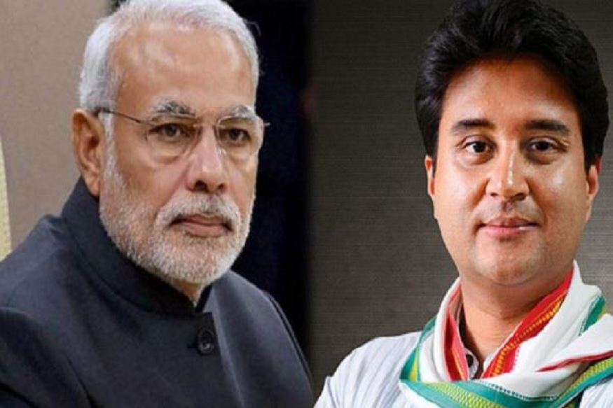 काँग्रेसला सर्वात मोठा हादरा, अमित शहांसोबत ज्योतिरादित्य मोदींच्या भेटीला