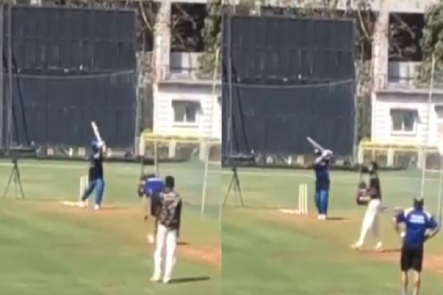 VIDEO : काळ बदलला पण क्रिकेटचा देव नाही! सचिनने जुन्या स्टाईलमध्ये पुन्हा केली गोलंदाजांची धुलाई