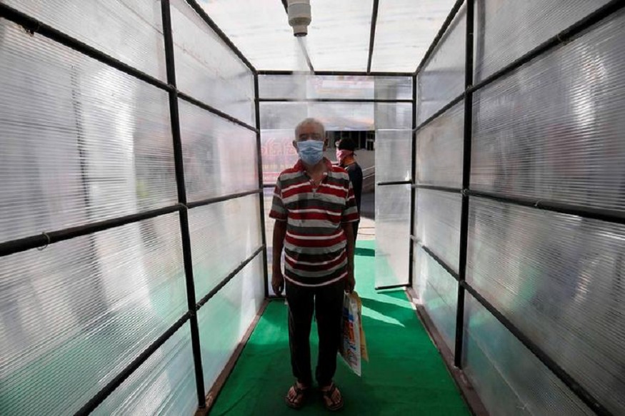 Coronavirus नाश करणारे डिसइन्फेक्शन टनेल माणसांसाठी घातक