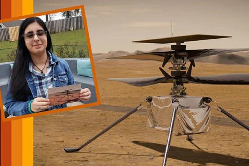 भारतीय मुलीची चॉइस NASA ला आवडली, पहिल्या मार्स हेलिकॉप्टरला दिलं हे नाव