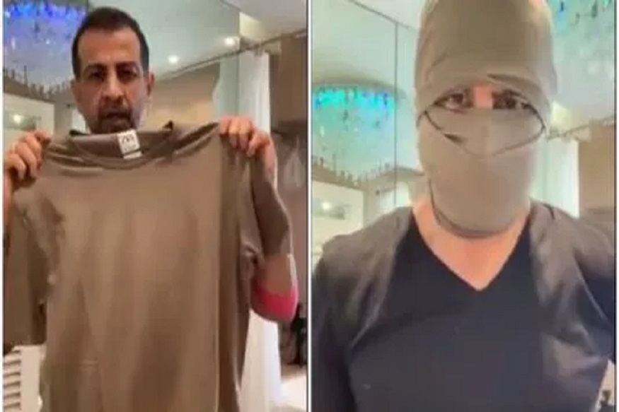 मास्क नसेल तरी नो टेन्शन! रोनीत रॉयप्रमाणे तुम्हीही करू शकता जुन्या टी-शर्टचा वापर, पाहा VIDEO