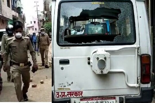 ‘कोरोना’रुग्णांना घेण्यासाठी गेलेल्या पथकावर हल्ला, 1 डॉक्टर आणि 3 पोलीस जखमी