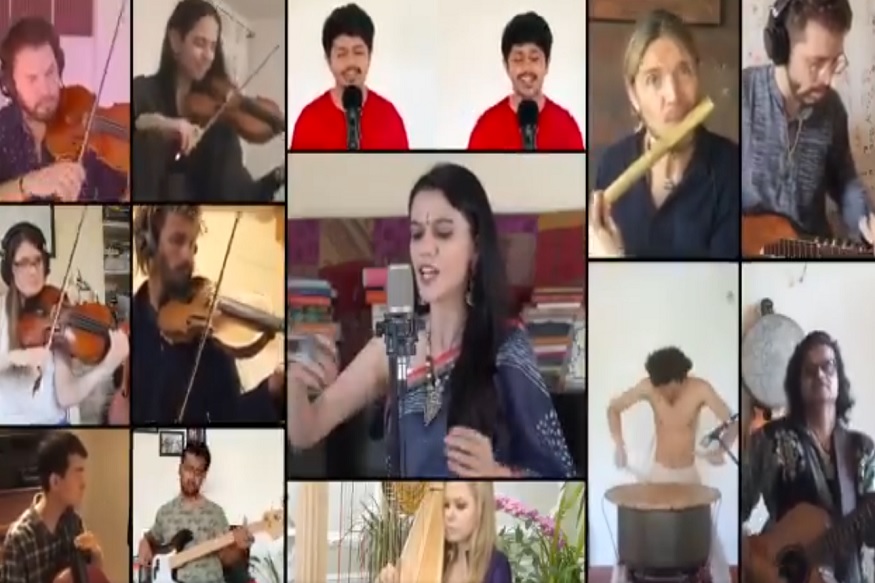 VIDEO: कोरोना विरोधातील लढाईत एकत्र आले 9 देशातील 17 कलाकार, भारतीय संगीतातून दिला शांतीचा संदेश