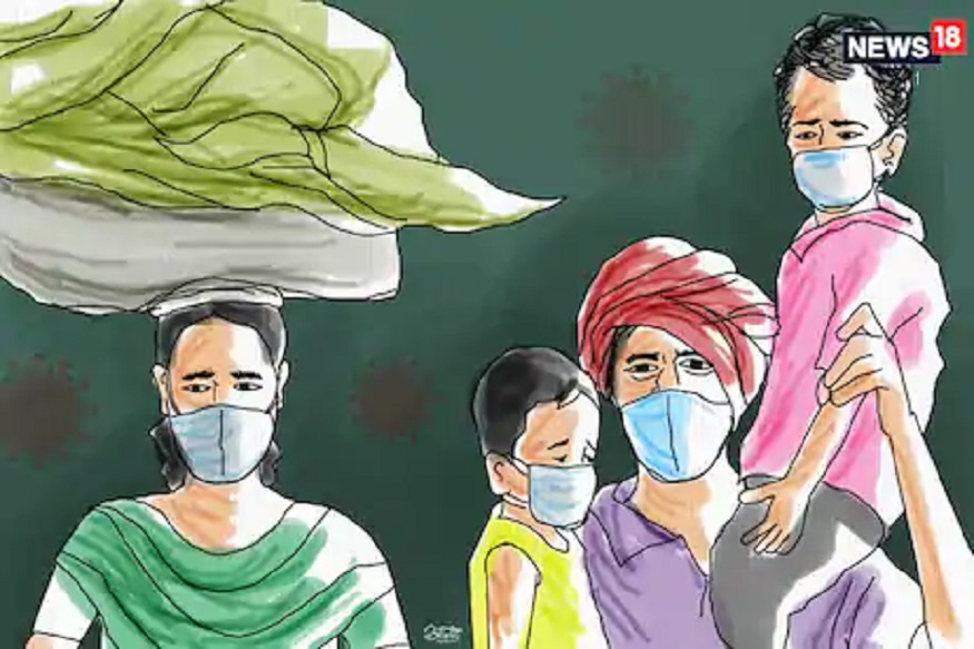 आभाळ कोसळलं! लॉकडाऊनमध्ये गेली नोकरी, चालत घर गाठलं तर चक्रीवादळानं तेसुद्धा नेलं