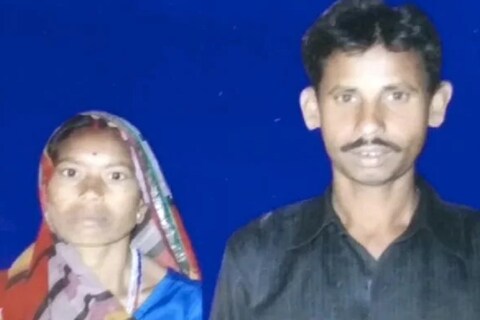 लॉकडाऊनमध्ये काम नसल्यानं कुटुंबाचा उदरनिर्वाह करणं कठीण झाल्यानं गावी निघालेल्या दाम्पत्यावर काळाने घाला घातला.