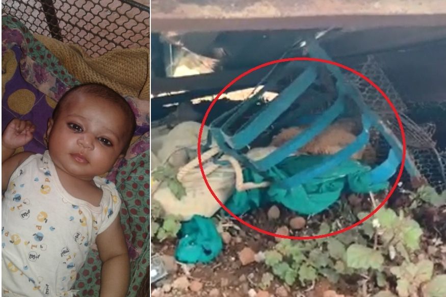 वादळी पावसाने 4 महिन्यांच्या चिमुकलीचा घेतला जीव, 100 फुटांवर उडाला पाळणा