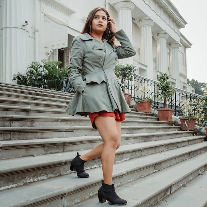 सध्या सोशल मीडियावर सर्वाधिक चर्चेत असलेली मराठमोळी स्टार किड आहे ती म्हणजे स्वानंदी बेर्डे... (फोटो- स्वानंदी बेर्डे इन्स्टाग्राम)