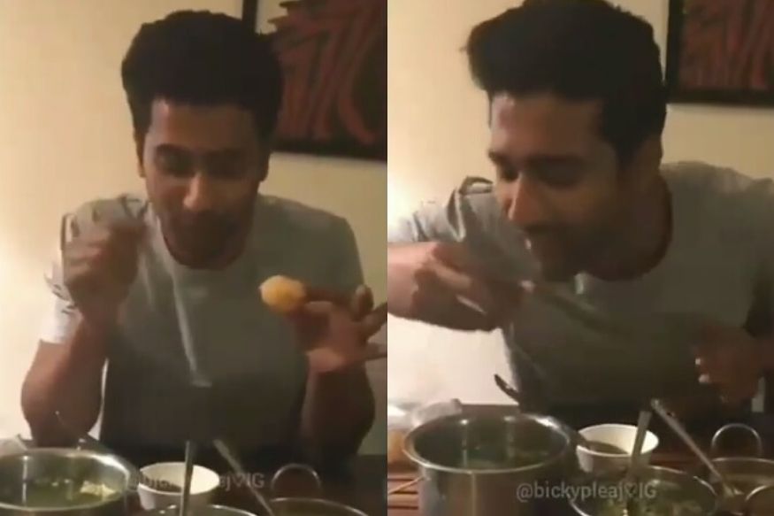 पाणीपुरी कशी खायची? विकी कौशल देतोय धडे, VIDEO पाहून आवरणार नाही हसू