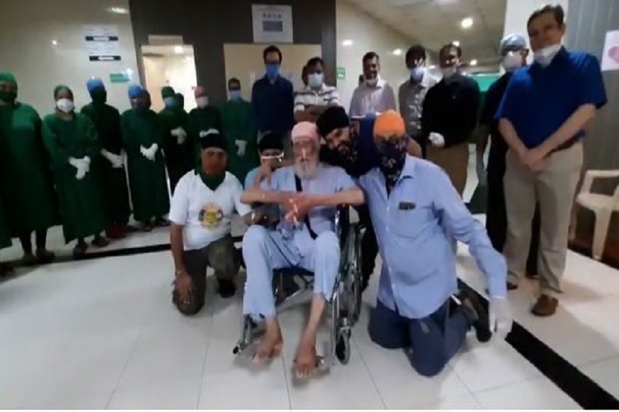 भारतातील सर्वात वयस्कर कोरोना फायटर; 103 वर्षांच्या आजोबांनी व्हायरसला हरवलं