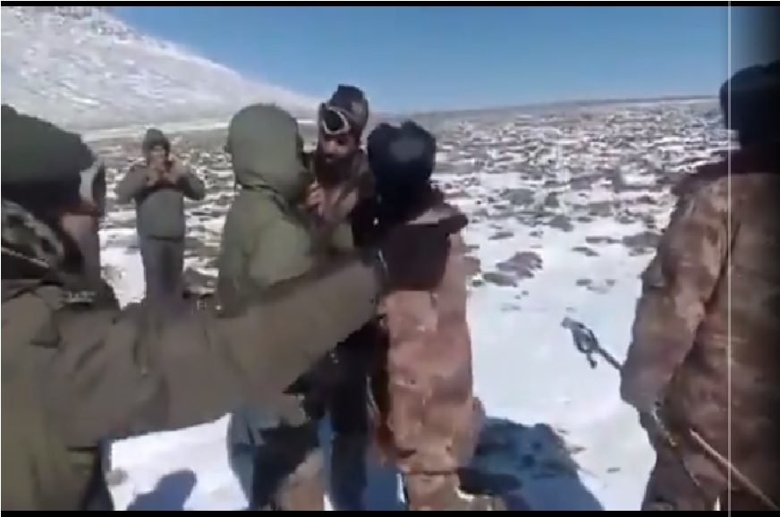 सीमा पार करणाऱ्या चिनी सैनिकांची भारतीय जवानांनी केली धुलाई, VIDEO व्हायरल