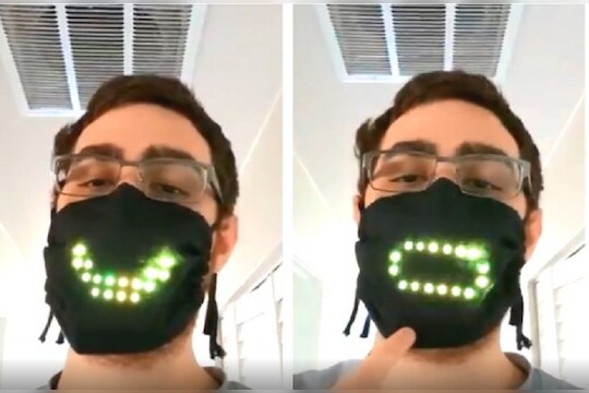 कोरोनापासूनही बचाव करणारा हसता-बोलता FACE MASK; एकदा व्हिडीओ पाहाच