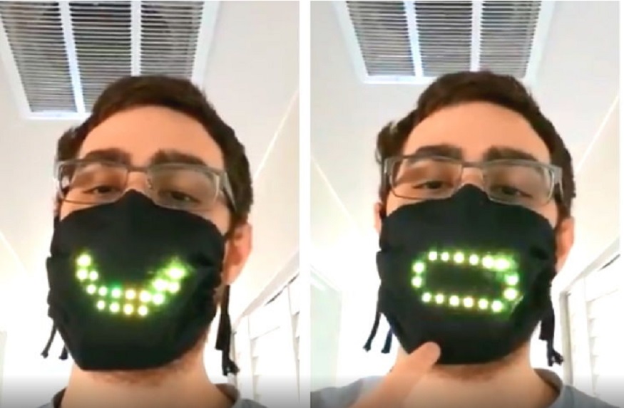 कोरोनापासूनही बचाव करणारा हसता-बोलता FACE MASK; एकदा व्हिडीओ पाहाच