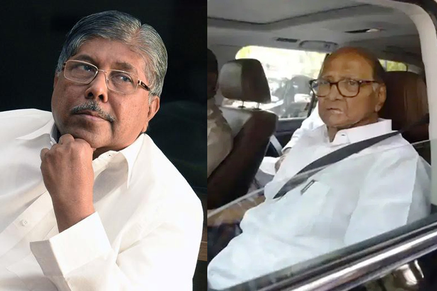 ...आणि चंद्रकांत पाटलांनी केलं शरद पवारांचं कौतुक, अजितदादांना लगावला टोला